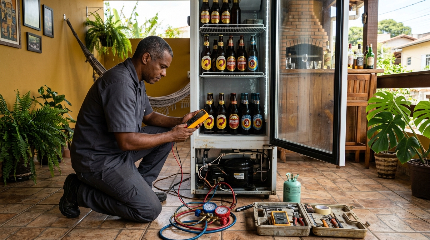 Reparo de Cervejeira Residencial em Cotia‑SP